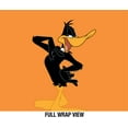 thumbnail image 3 of Looney Tunes Official Daffy Duck Orange Background 24 oz Insulated Canteen Water Bottle, Leak Resistant, Vacuum Insulated Stainless Steel with Loop Cap, White, 3 of 7