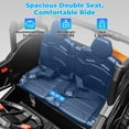 thumbnail image 2 of FestiveGlow 24V Kids Ride on Car Truck,2 Seater Kids Electric Car with Remote Control,4WD Toddler Ride on Car with 110lb Weight Capacity,Black, 2 of 10