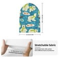 thumbnail image 2 of Yiaed Cute Polar Bear Fishing Print Winter Beanie for Men Women, Fleece Lined Beanie Soft Warm Knit Hat Ski Stocking Cuffed Ca, 2 of 6