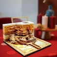 thumbnail image 3 of Sticky Notes memo ，3D Memo Pad, 1Pc 165 Sheets Carving Art Notepad DIY Sticky，Chinese Landmark Architecture and Art of Dragon Sculpture symbolizing Good Luck/Calendar, 3 of 6