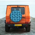 thumbnail image 6 of Salouo Bowling Balls Print Spare Tire Cover 14-17 inch Spare Tire Protector Universal Tough Tire Wheel Cover for Trailer SUV and Truck-15 inch, 6 of 6