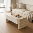 thumbnail image 2 of Miekor Furniture Lift Top Coffee Table, Modern Extendable Wooden Desk with Hidden Storage No8244, 2 of 9