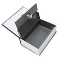 thumbnail image 4 of Secret Book Shape Case, Security Protection Stainless Steel Reinforced Steel Shockproof Moisture Book Safe Box With Keys For Home Red,Black, 4 of 6