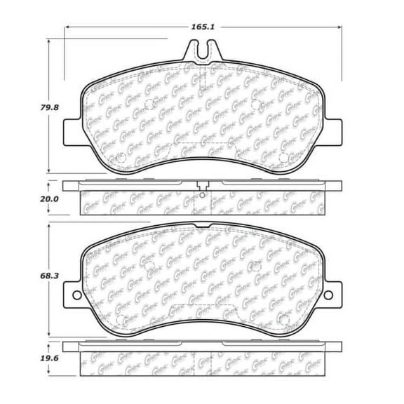 Centric 104.14060 Brake Pad