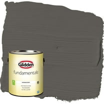 Glidden Fundamentals Stone's Throw / Gray Semi-Gloss Interior Paint, 1 Gallon