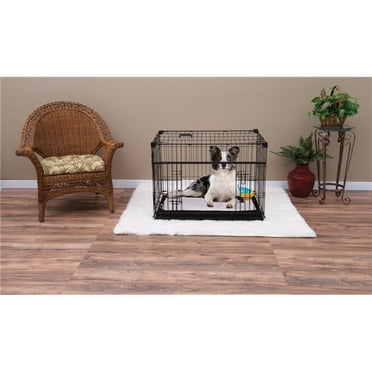 36 in. Sliding Double Door Dog Crate - Medium & Large