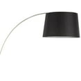 thumbnail image 7 of March Contemporary Floor Lamp in White Marble and Nickel with Black Linen Shade by LumiSource, 7 of 7