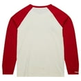 thumbnail image 3 of Men's Mitchell & Ness Cream Chicago Blackhawks Legendary Slub Vintage Raglan Long Sleeve T-Shirt, 3 of 4