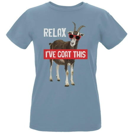 Gots Certified Organic Cotton - Relax I've Goat Got This Womens Organic T Shirt