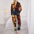 thumbnail image 5 of Lsque Chucky Pattern Long Sleeve Pajama Set for Women - Soft 2-Piece Sleepwear and Loungewear Set with Pockets, Comfy Nightwear, 5 of 8