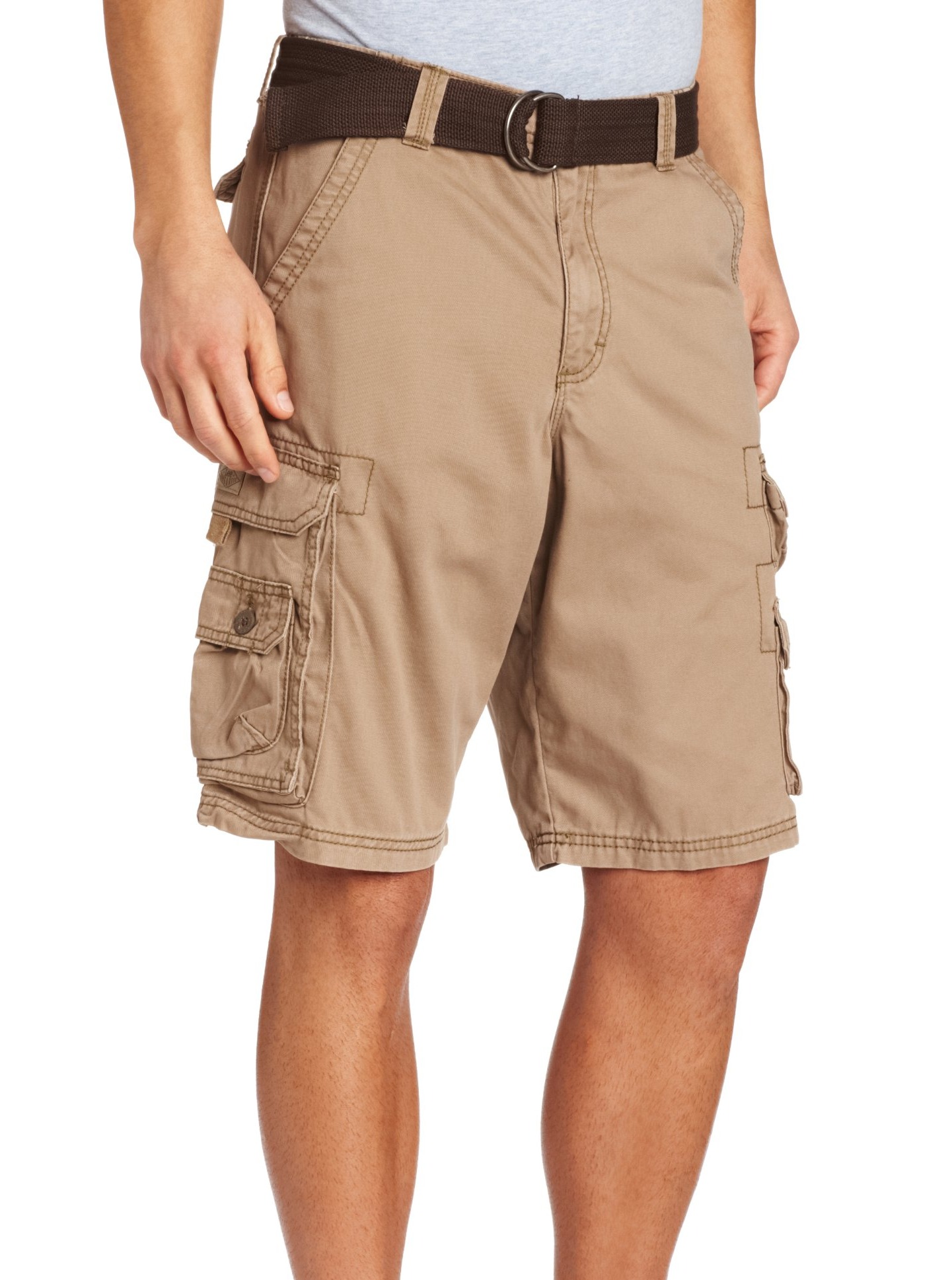 Mens Shorts Big & Tall Dungaree Belted Classic Cargo 50