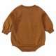 thumbnail image 4 of Body De Bebé Canastilla Onesies Para Niños Pequeños Otoño Primavera Niñas Niños Lindo Mameluco Manga Larga Botón Sudadera Monos Café Odeerbi LM103-4230, 4 of 5