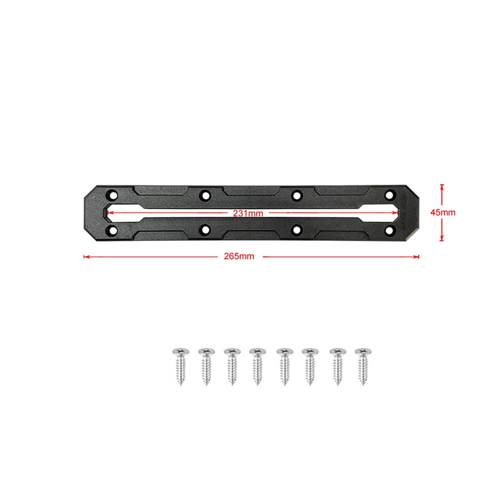 Baoblaze 2 Pieces Kayak Track Accessories, Kayak Gear Track Mount Kayak Low Profile Track 9 inch