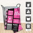 thumbnail image 4 of LHSHID Best Mom Ever Gifts Blanket for Mom Birthday Gifts for Mom from Daughter Son I Love You Mom Gifts Letter Warm Soft Throw Blanket Mama on Mothers Day 50x60in, 4 of 6