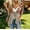 Pink, variant on Women Patchwork Floral Print Chiffon Boho Kimono Cardigan Open Front Tie Knot Front Ruffle Asymmetric Hem Blouse Top Black L