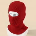 thumbnail image 2 of Qcmgmg Thermal Balaclava Ski Mask for Men Women,Cold Weather Breathable Face Mask for Skiing,Snowboarding, Motorcycle Red, 2 of 9
