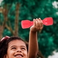 thumbnail image 2 of MOVTOTOP Kids Dumbbells for Home Exercise Red ABS Material Safe and Reliable 2pcs 0.5kg Each, 2 of 7