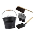 thumbnail image 2 of veasfak Fireplace Ash Cleaning Tool Set Heat Resistant Bucket Spade Brush Gloves Set, 2 of 9