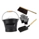thumbnail image 2 of Juego de herramientas para limpiar cenizas de chimenea, accesorios, cubo profesional, pala, cepillo y guantes., 2 of 9