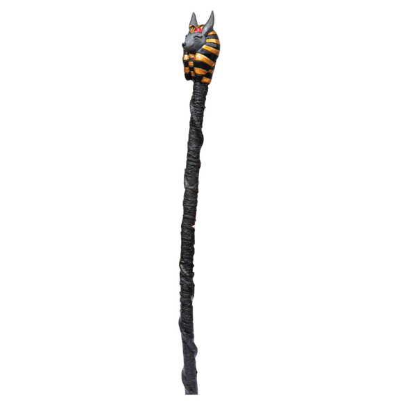 Bastón Decorativo Anubis Para Disfraz Halloween Accesorio Temático