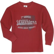 Faded Glory - Boy's Graphic Thermal Knit Top