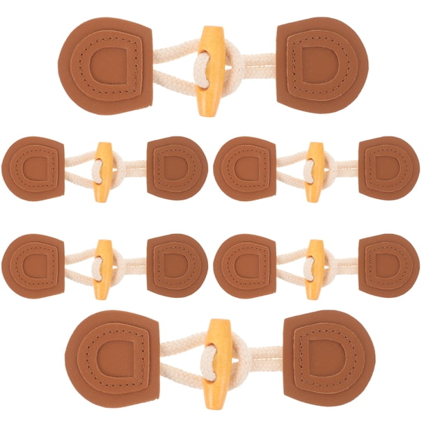 6 pares de hebillas para cinturón de ropa, hebillas para cinturón de abrigo, hebillas para cinturón de cortavientos