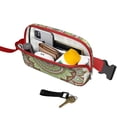 thumbnail image 2 of Ethnic Mandala Waist Pack - Symmetrical Sacred Design Hands-Free Fanny Pack for Dog Walking, 2 of 4