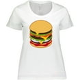 thumbnail image 3 of Inktastic Hamburger Lover Women's Plus Size T-Shirt, 3 of 5