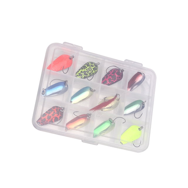 Advancent Cuchara de metal Spinners Spinnerbait Trucha Ganchos individuales Portable Oceans Boat Cebo artificial Fish Gear para agua salada Pescar B