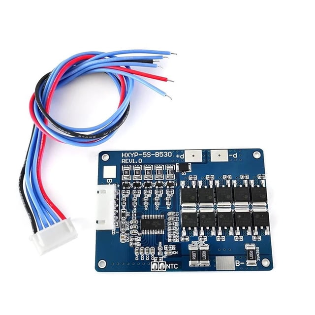 BTOER HXYP-5S-B530 Battery Charging Protection PCB Board With Cable Lithium Battery Pack Power Tools Module Electric Tools