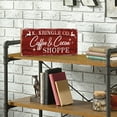 thumbnail image 4 of LifeSong Milestones Coffee & Cocoa Red Rustic Farmhouse Sign Tabletop Christmas Decor, 4 of 7