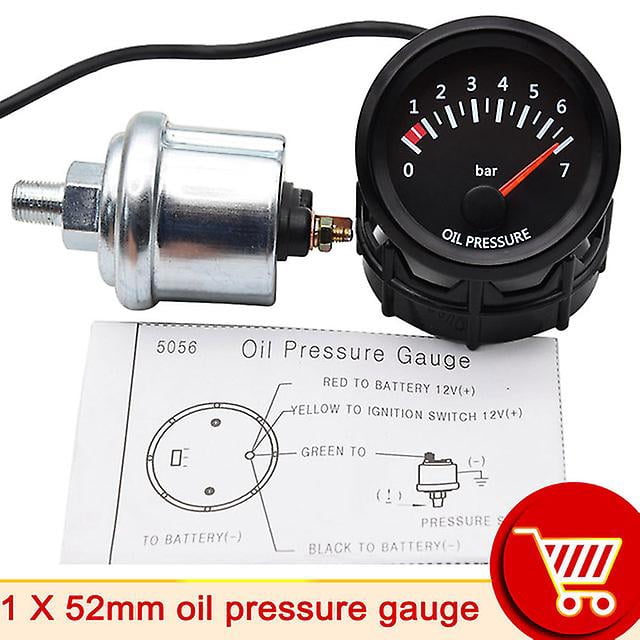 52mm Boost Gauge Water Temp Oil Temp Oil Pressure Turbo Pressure Gauges Voltmeter Air Fuel Ratio Egt Car Meter Exhaust Gas Temp