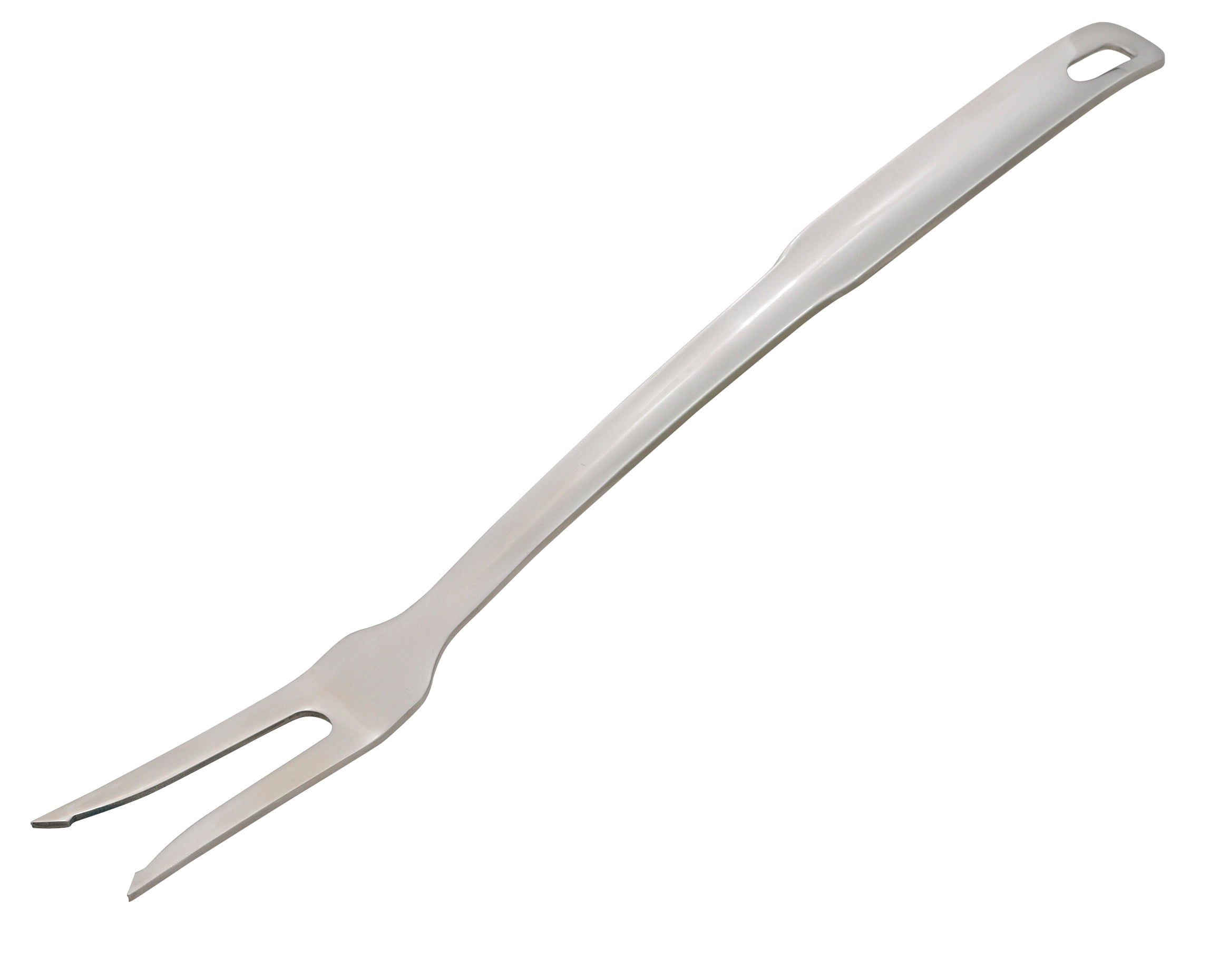 HIC Essential Serving Fork with Long Handle, 18/8 Stainless Steel, 12.5