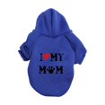 thumbnail image 2 of Jpxdew 4XL Dog Hoodie – Warm Fleece Sweater for Large Dogs – "I Love My Mom" Design – Soft & Comfortable Winter Clothes for Bigger Breeds – Available in Multiple Colors & Sizes, 2 of 6