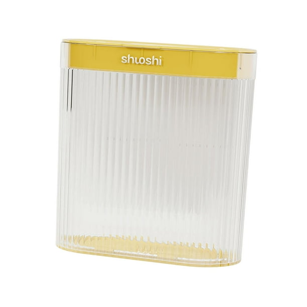 Caja de almacenamiento envolvente, organizador de cocina, gran capacidad, película duradera para mantener la frescura. Amarillo