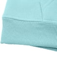 thumbnail image 6 of RUTAYY Girls 2 Piece Casual Outfit Long Sleeve Solid Color Hooded Tops Elastic Waist Wide Leg Pants Kids Daily Playwear Blue, 6 of 8