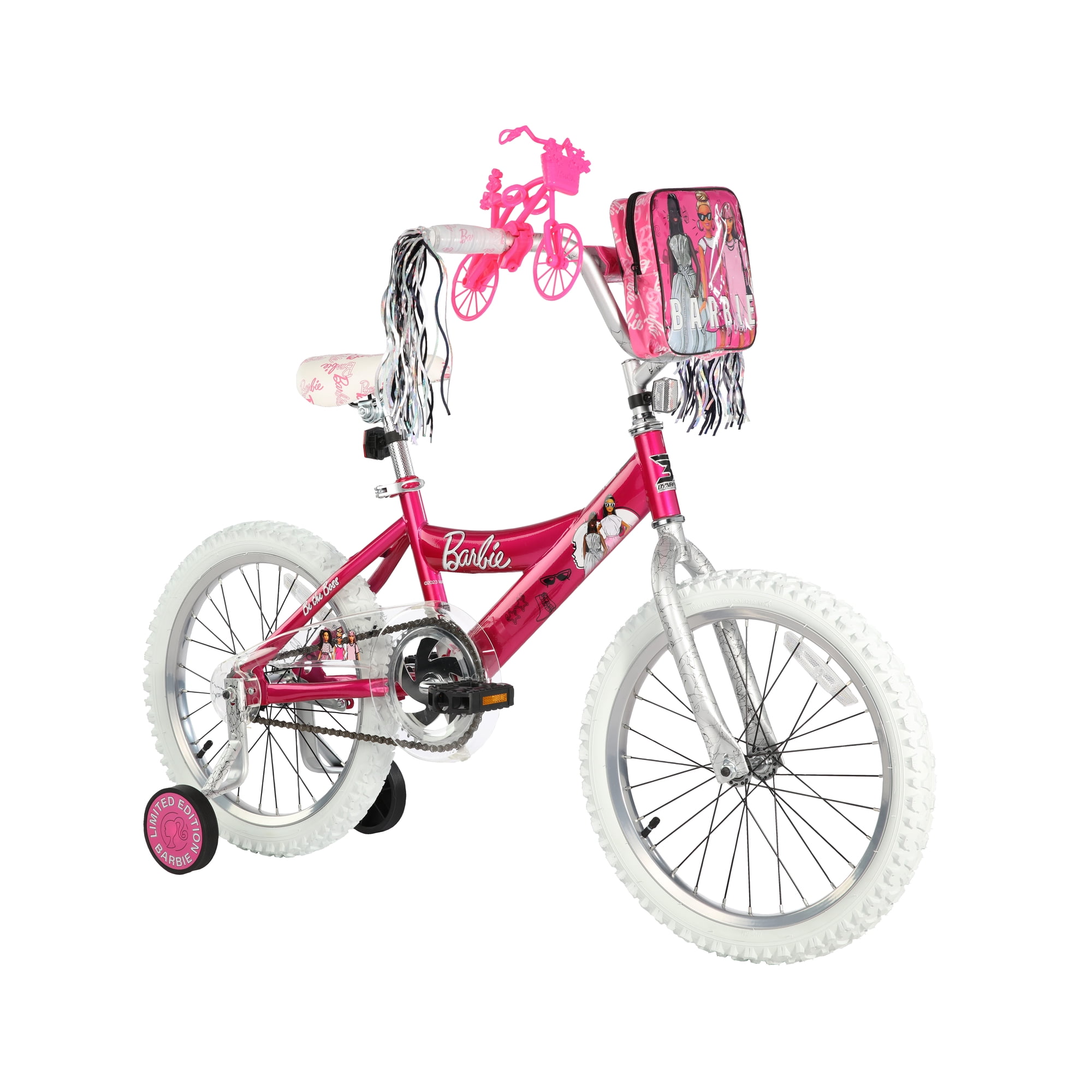 Dynacraft Barbie 18-Inch Girls BMX Bike For Age 6-9 Years