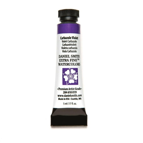 Pintura Daniel Smith, acuarela extrafina, 5 ml, color violeta carbazol