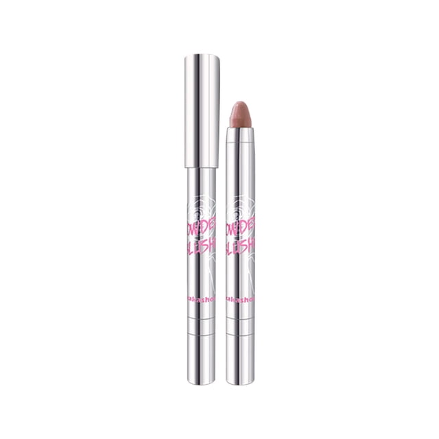 FcBaudy Blush for Cheeks, Rose Powder Blush Atmospheric Blush Stick Eye And Cheek Purpose Cream To Powder Eye Stick Easy To Blush Stick Eye Makeup For Girls a blush