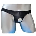 thumbnail image 4 of Mens Underwear Breathable Spring Summer Ice Silk Open Transparent Stretchy Male Boxer Briefs, 4 of 9