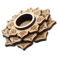 thumbnail image 1 of Minkissy Retro Style Ball Holder Wood Sphere Display for Friends 1Pcs, 1 of 7
