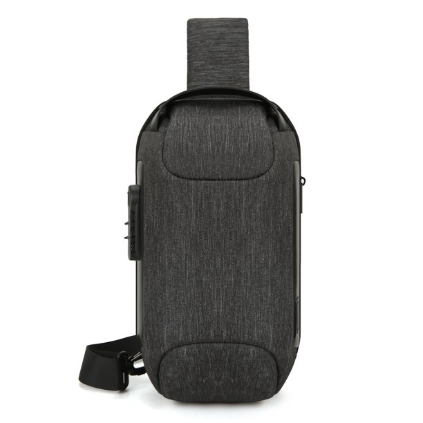 Bolso de pecho antirrobo para hombre, sencillo, de gran capacidad, estilo bandolera deportivo, mochila multifuncional para hombre, bolso de hombro informal
