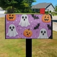 thumbnail image 3 of Cute Ghost Pumpkin Bat Scary Halloween Mailbox Cover,Magnetic 21x25.5 Inch Mailbox Wrap Water Proof Reusable Fall Welcome Post Letter Box Covers for Rustic Farmhouse Home Decor, 3 of 4