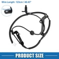 thumbnail image 4 of Unique Bargains Rear Right ABS Wheel Speed Sensor No.956812B000 with Wire ABS Sensor for Hyundai Santa Fe GLS 2007-2009, 4 of 7