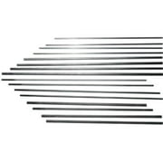 DC Plain Gouging Electrodes, 1/4 in X 12 in