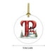 thumbnail image 2 of 2024 26 Letter Christmas Snowman Christmas Pendant - Acrylic Car Pendant Saint, 2 of 5