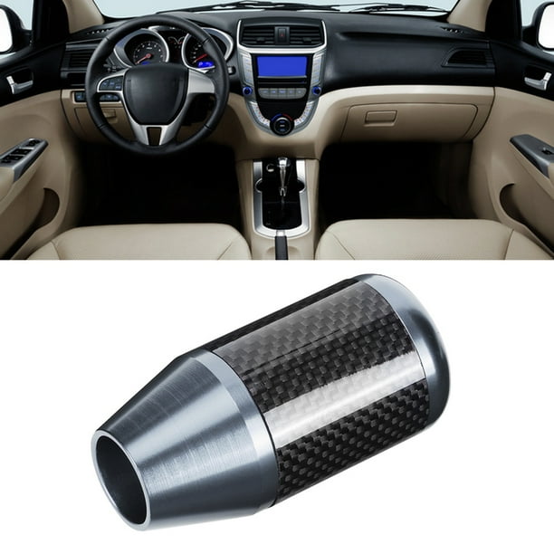 Perilla de cambio ANGGREK Automático Accesorio de Modificación Automóvil fibra de carbono Universal