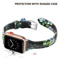 thumbnail image 3 of Correas de cuero compatibles con Apple Watch 38 mm-40 mm / 42 mm-44 mm, correa de cuero de grano superior pulsera delgada y delgada para iWatch Series 5/4/3/2/1 Xemadio 2033273-14, 3 of 9