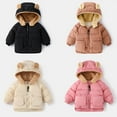 thumbnail image 5 of Xinhuaya 1-6T Little Girl Boy Ear Hooded Puffer Coat Kid Thickness Snowsuit Jacket Outwear, 5 of 5