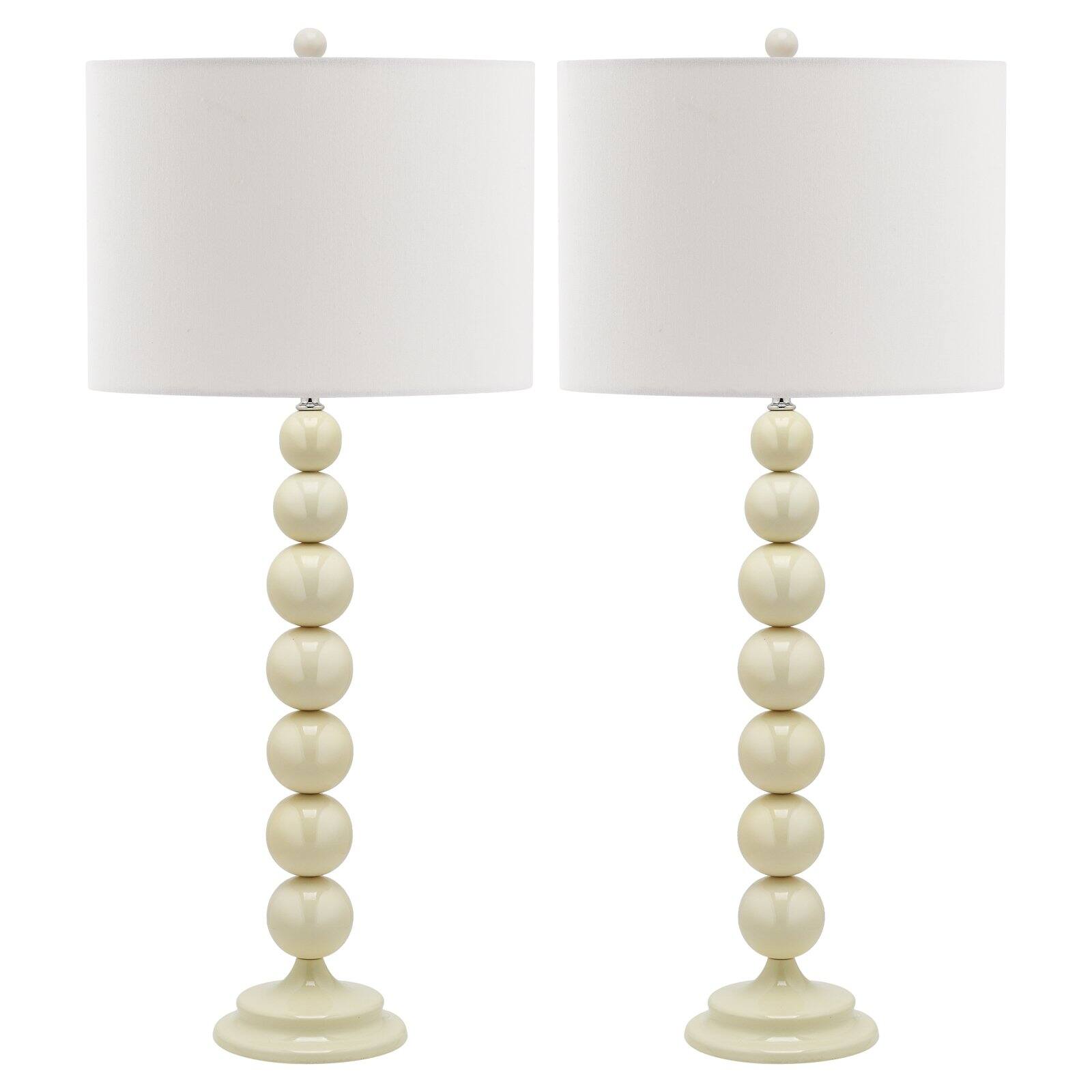 Safavieh Jenna LIT4090 Stacked Ball Table Lamp Set of 2